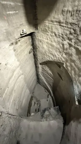 Prag 'ın yeni metro hattı D' nin inşaatı devam ediyor.