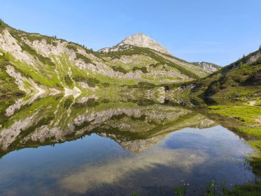 Gebirge Austria Alplerinde yaz yürüyüşü macerası