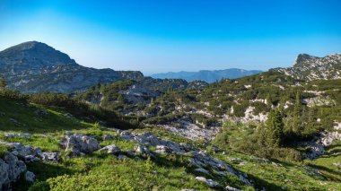 Gebirge Austria Alplerinde yaz yürüyüşü macerası