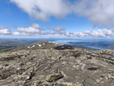 İnanılmaz güzel, İskandinav doğa manzarası.