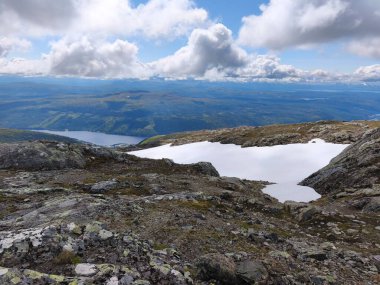 İnanılmaz güzel, İskandinav doğa manzarası.