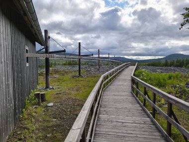 Froa gruva eski bakır madeni İsveçli turistlerin ilgi odağı
