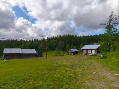 Froa gruva eski bakır madeni İsveçli turistlerin ilgi odağı