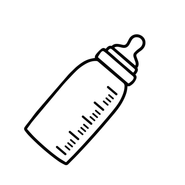Milk Bottle Icon Vector — Stock Vector
