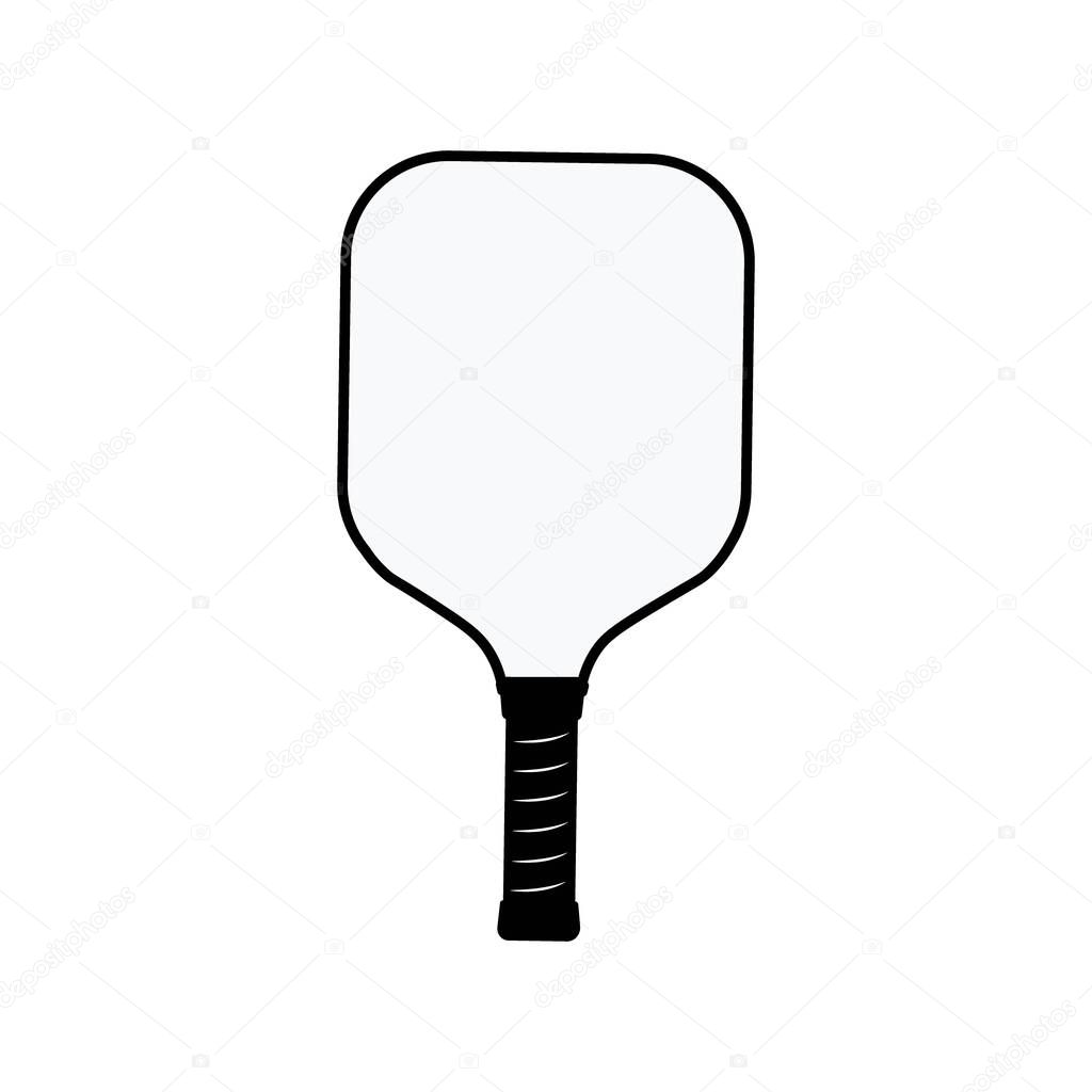 Pickleball paddle front view