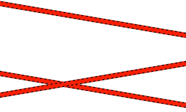 Svart Och Röd Linje Randig — Stock vektor