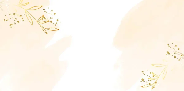 Абстрактний Художній Фон Розкішні Шпалери Мінімального Стилю Золотистою Лінією Мистецтва — стоковий вектор