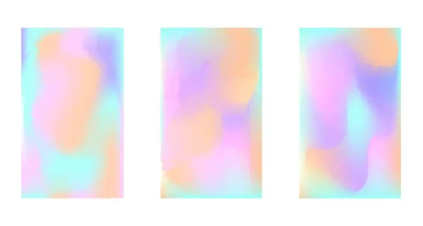 홀로그램 추상적 아름다운 홀로그램 — 스톡 벡터