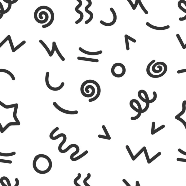 Moda 90 'ların tarzında pürüzsüz bir model. Basit çocuksu baskı. Tekstil, arkaplan, ambalaj için