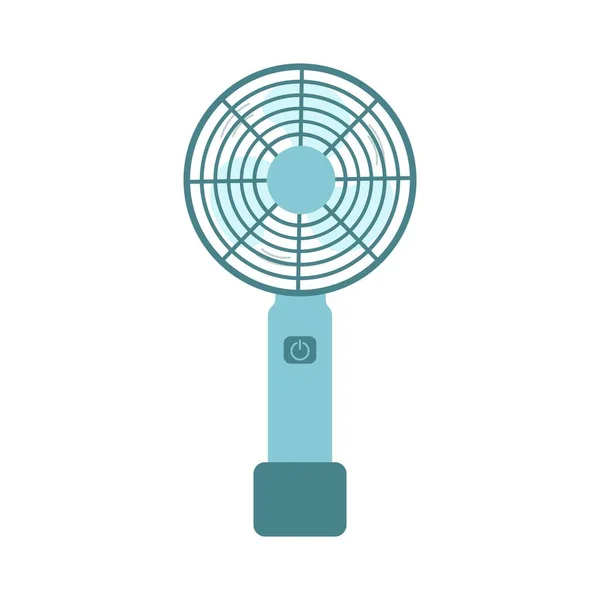 Modern Portable Fan Comfort Electric Blower Wind Ventilator — Stock Vector