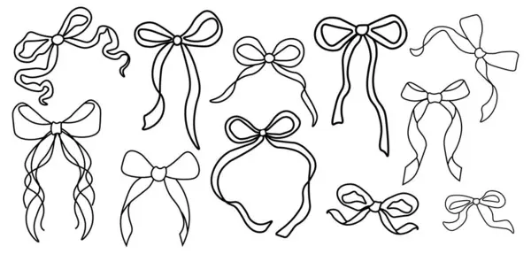 Bir çift fiyonk. Saç dekoru için düğümler. Moda kızları saç örme aksesuarları