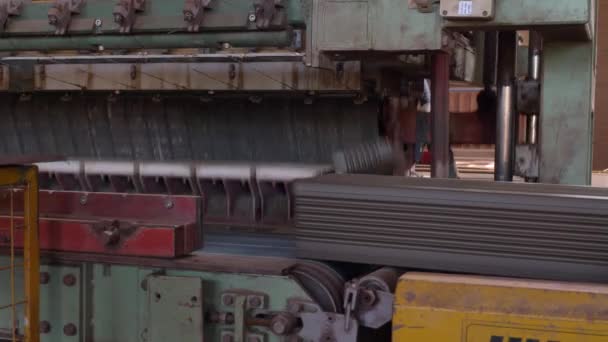 Ladrillos Línea Para Producción Ladrillos Clinker Planta Cinta Transportadora — Vídeo de stock