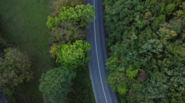 Yolun üzerinde uçmak ve uçmak.