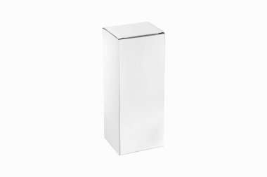 Damgalamak için boş bir paket kutusu. 3d oluşturma