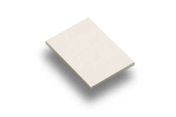 Puste Pudełko Papierowe Izolowane Białym Tle — Zdjęcie stockowe