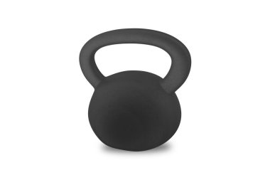 Beyaz arka plan üzerinde izole kettlebell 3D render