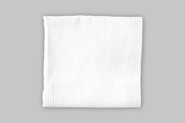 White Kitchen Sport Towel Isolated Grey Background — Stock Photo, Image