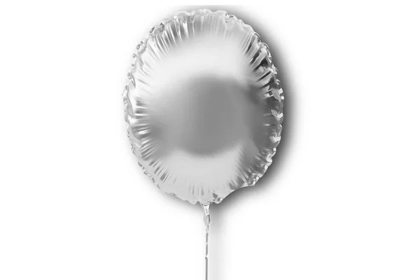 Beyaz Arkaplanda Folyo Oluşturma Balonu — Stok fotoğraf