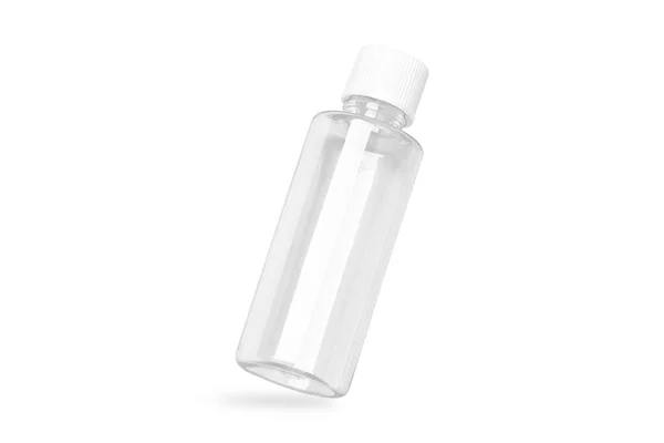 Пляшка Косметики Ізольована Білому — стокове фото