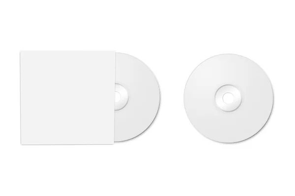 Beyaz Arkaplanda Izole Edilmiş Diskler — Stok fotoğraf