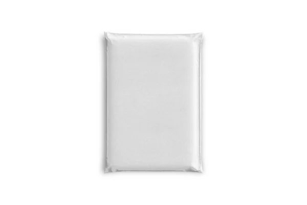 Χάρτινη Σακούλα Απομονωμένη Λευκό Φόντο — Φωτογραφία Αρχείου