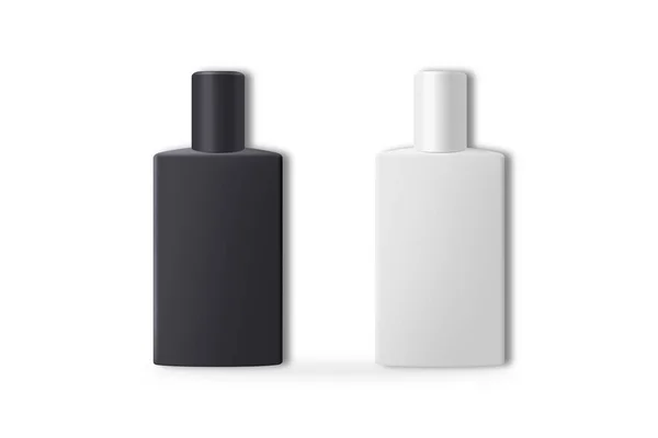 Parfum Matte Flessen Geïsoleerd Witte Achtergrond — Stockfoto