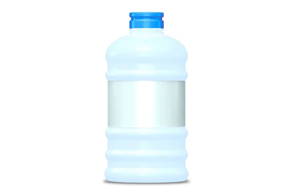 Botol Besar Air Terisolasi Pada Latar Belakang Putih Rendering — Stok Foto