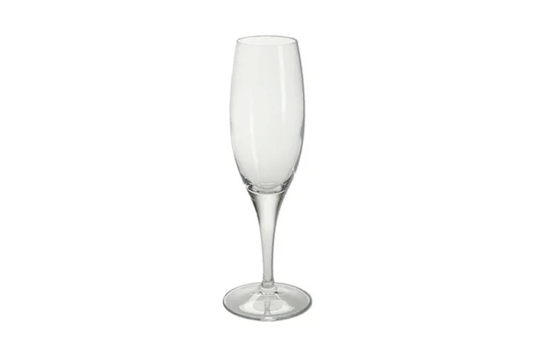 白を基調としたシャンパンモックアップのブランクグラス 3Dレンダリング — ストック写真