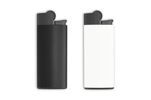Ealistic Preto Branco Barato Merchandising Lighters Plastic Descartável Mais Leve — Fotografia de Stock