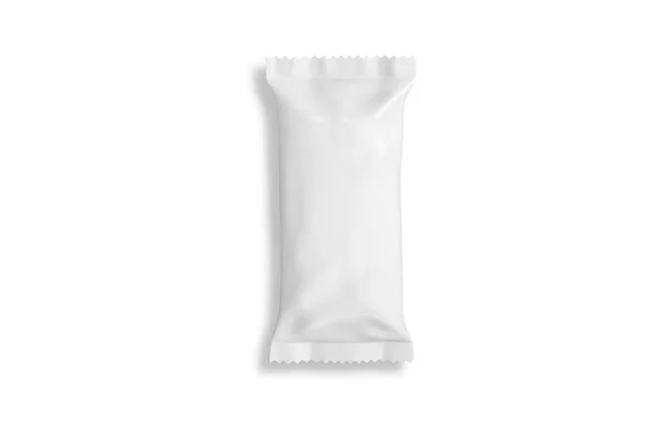 Popsicle Modelo Maquete Pacote Isolado Fundo Branco Ilustração Realista Embalagens — Fotografia de Stock
