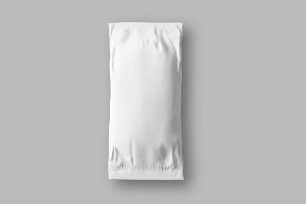 Popsicle Modelo Maquete Pacote Isolado Fundo Branco Ilustração Realista Embalagens — Fotografia de Stock