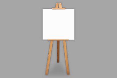 Açık hava ahşap reklam panosu. Sandviç masası şablonu hazırlıyor. Restoranın açık hava yemek alanı tarafından yerleştirilmiş açık tabela levhası. Bir çerçeve modeli izole edilmiş. 3d oluşturma.