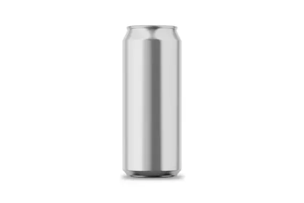 Blank Tall Soda Beer Can Mockup Isolated White Background Aluminum Royalty Free Stock Images