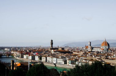 Michelangelo 'nun kare fotoğrafından Floransa Panoraması