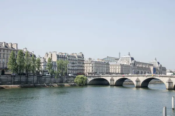Bridge Seine River Paris France — Stock Photo, Image