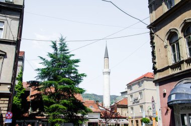 Saraybosna 'nın eski bir kasabası..