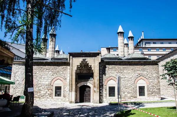 Gazi Husrev Beg Madrasa Casco Antiguo Sarajevo Bosnia Herzegovina —  Fotos de Stock