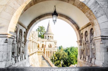 Budapeşte 'nin ünlü manzarası - Balıkçı Kalesi.