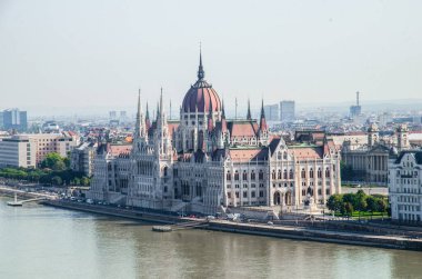 Şehir Zinciri Köprüsü 'nden Budapeşte Panoraması.