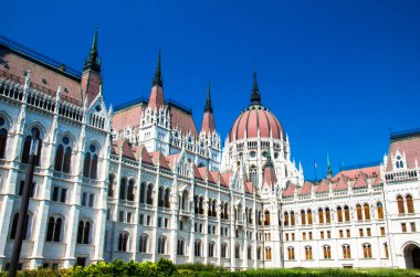 Budapeşte, Macaristan, 15 Ağustos 2023. Macaristan Parlamentosu stok fotoğrafı, Budapeşte, Macaristan.