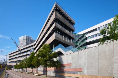Hamburg, Almanya - Eylül 2022: İnşa Edilen Çevre ve Büyükşehir Geliştirme Üniversitesi 