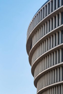 Stockholm, İsveç - Eylül 2022: Forskaren 'in 3XN Mimarlar tarafından tasarlanan yeni sağlık ve yaşam bilimi yenilik merkezi binasının ön yüzü