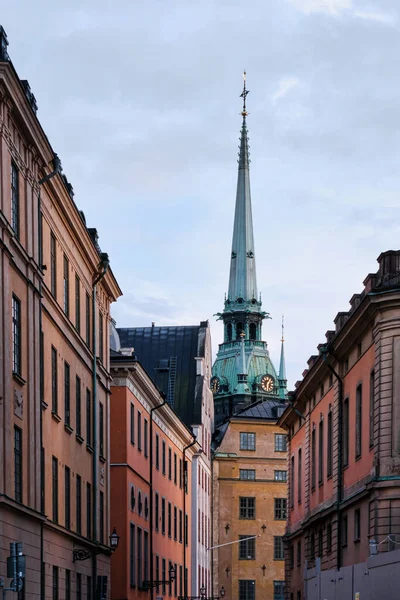 Stoccolma Svezia Settembre 2022 Edifici Colorati Del Centro Storico Gamla — Foto Stock