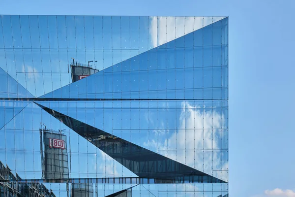 Berlín Německo Září 2022 Pohled Moderní Architektonickou Kancelářskou Budovu Cube — Stock fotografie