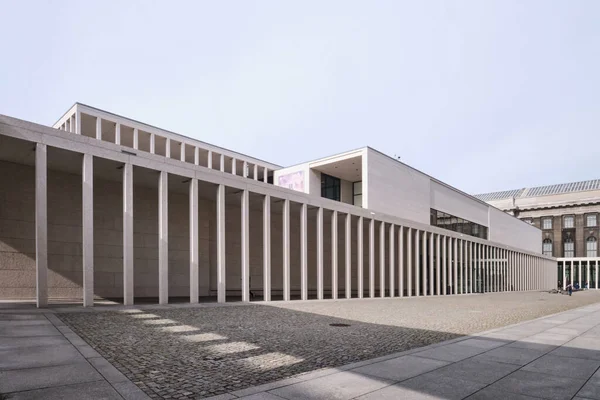 Berlim Alemanha Setembro 2022 Moderno Edifício Entrada Galeria James Simon — Fotografia de Stock