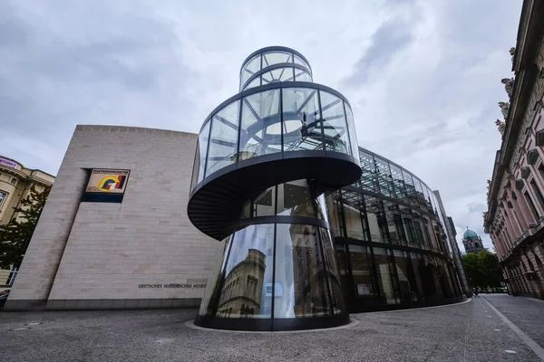 Berlín Německo Září 2022 Rozšíření Německého Historického Muzea Křídlo Zeughaus — Stock fotografie