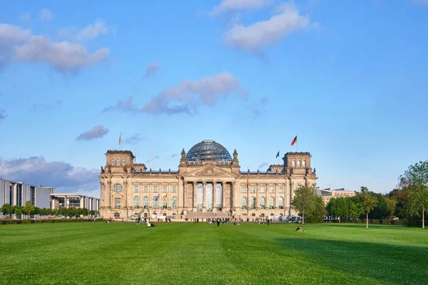 Berlin Germany Sept 2022 Facade View Reichstag Bundestag Building — Stock Photo, Image