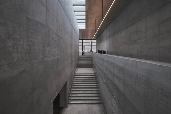 ベルリン ドイツ 2022年9月 チッパーフィールドによって設計されたジェームズ サイモン ギャラリー ベルリン博物館島ビジターセンターの現代的な入り口 — ストック写真