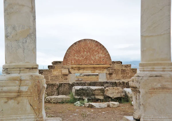 Laodikeia Denizli Turkiet September 2018 Arkitektoniska Lämningar Laodicea Ancient City — Stockfoto