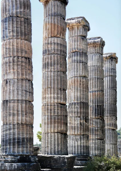 Priene Soke Aydin Turcja Wrzesień 2018 Ruiny Starożytnego Miasta Priene — Zdjęcie stockowe